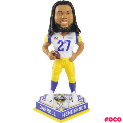 Los Angeles Rams Super Bowl LVI 56 Champions Bobbleheads (ONLINE ORDER ONLY)