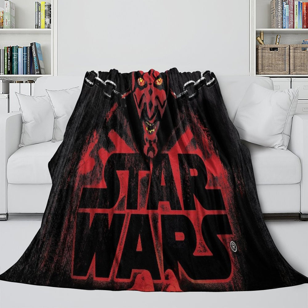 Darth Maul Blanket Flannel Throw Room Decoration (ONLINE ORDER ONLY)