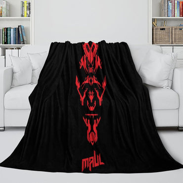 Darth Maul Blanket Flannel Throw Room Decoration (ONLINE ORDER ONLY)