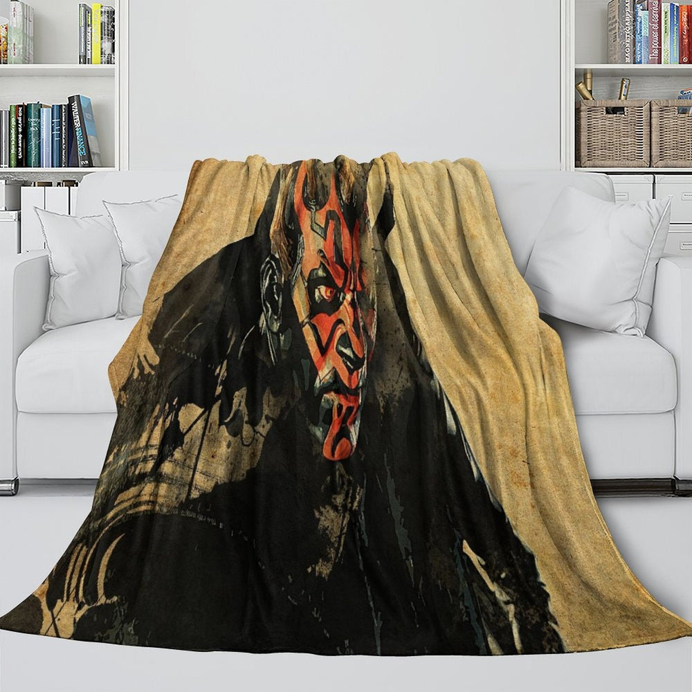 Darth Maul Blanket Flannel Throw Room Decoration (ONLINE ORDER ONLY)