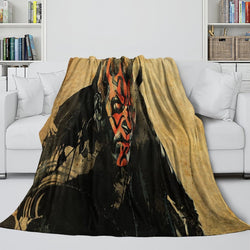 Darth Maul Blanket Flannel Throw Room Decoration (ONLINE ORDER ONLY)