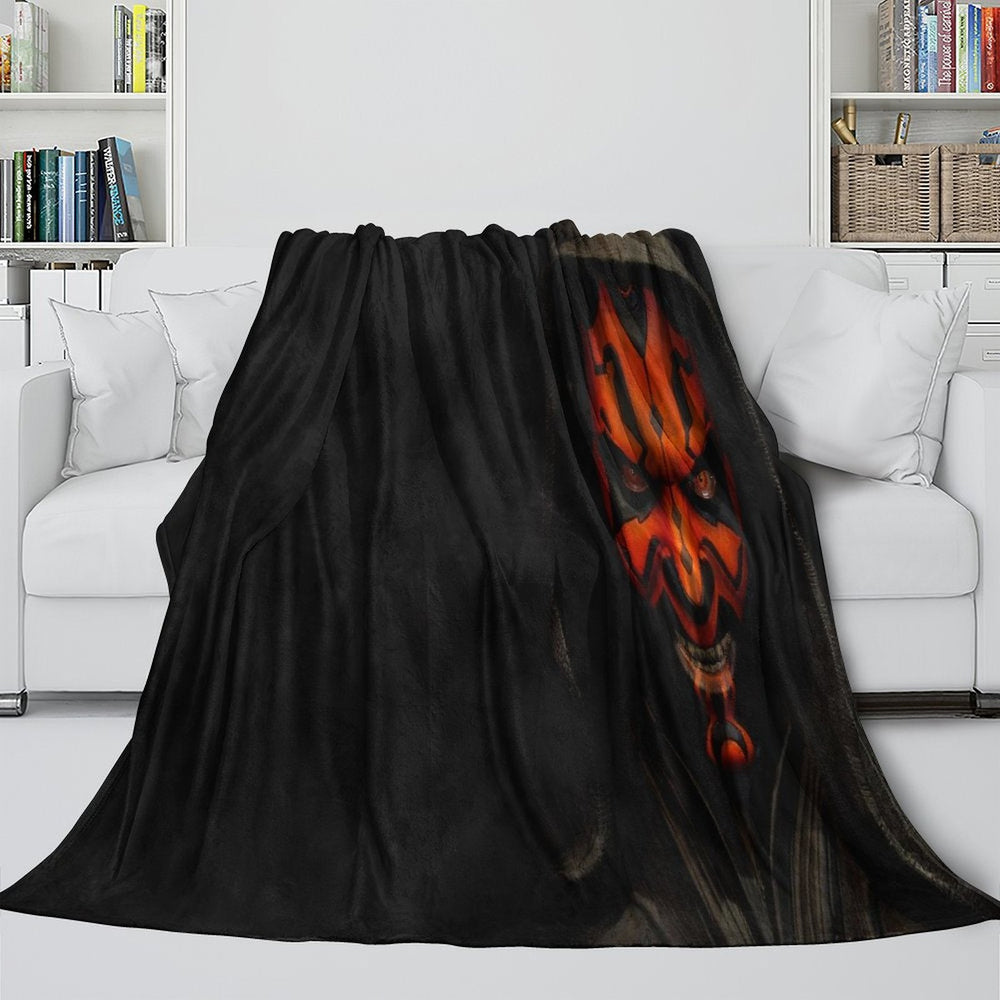 Darth Maul Blanket Flannel Throw Room Decoration (ONLINE ORDER ONLY)