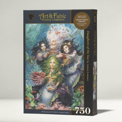 Daughters of the Ocean 750 Piece Premium Jigsaw Puzzle Art & Fable