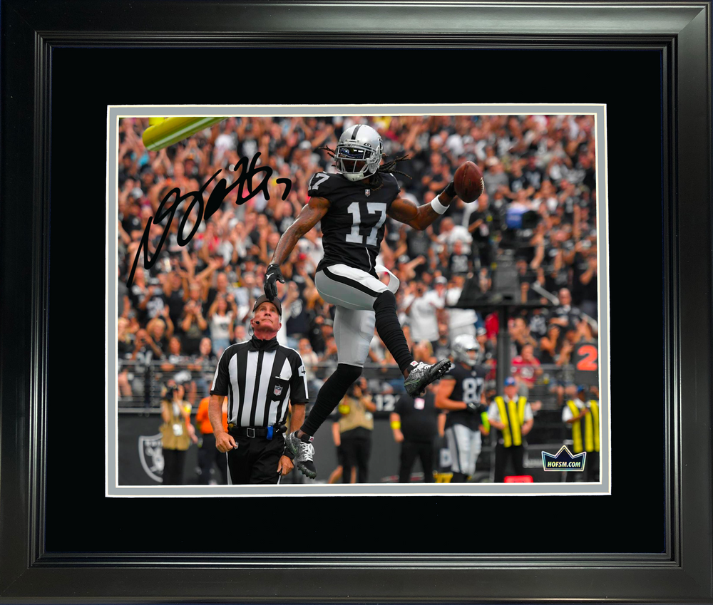 Framed Davante Adams Las Vegas Raiders Facsimile Laser Engraved Signature Auto 11"x14" Football Photo HOFSM Holo (ONLINE ORDER ONLY)