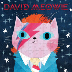 David Meowie Music Cats 100 Piece Jigsaw Puzzle Mudpuppy (ONLINE ORDER ONLY)