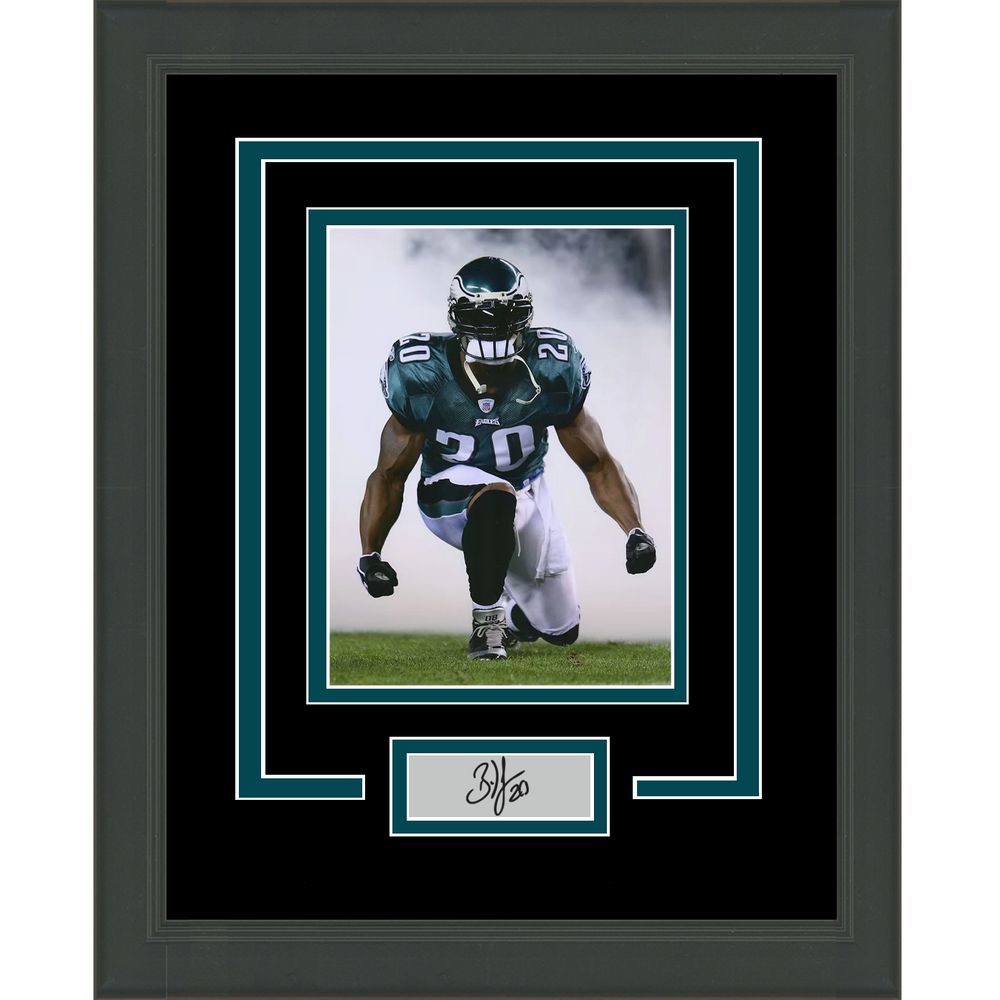 Framed Brian Dawkins Facsimile Laser Engraved Signature Auto Philadelphia Eagles 11x14 Football Photo (ONLINE ORDER ONLY)