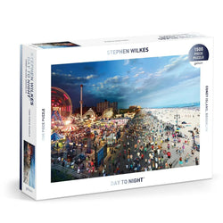 Day To Night Coney Island 1500 Piece Jigsaw Puzzle Galison (ONLINE ORDER ONLY)