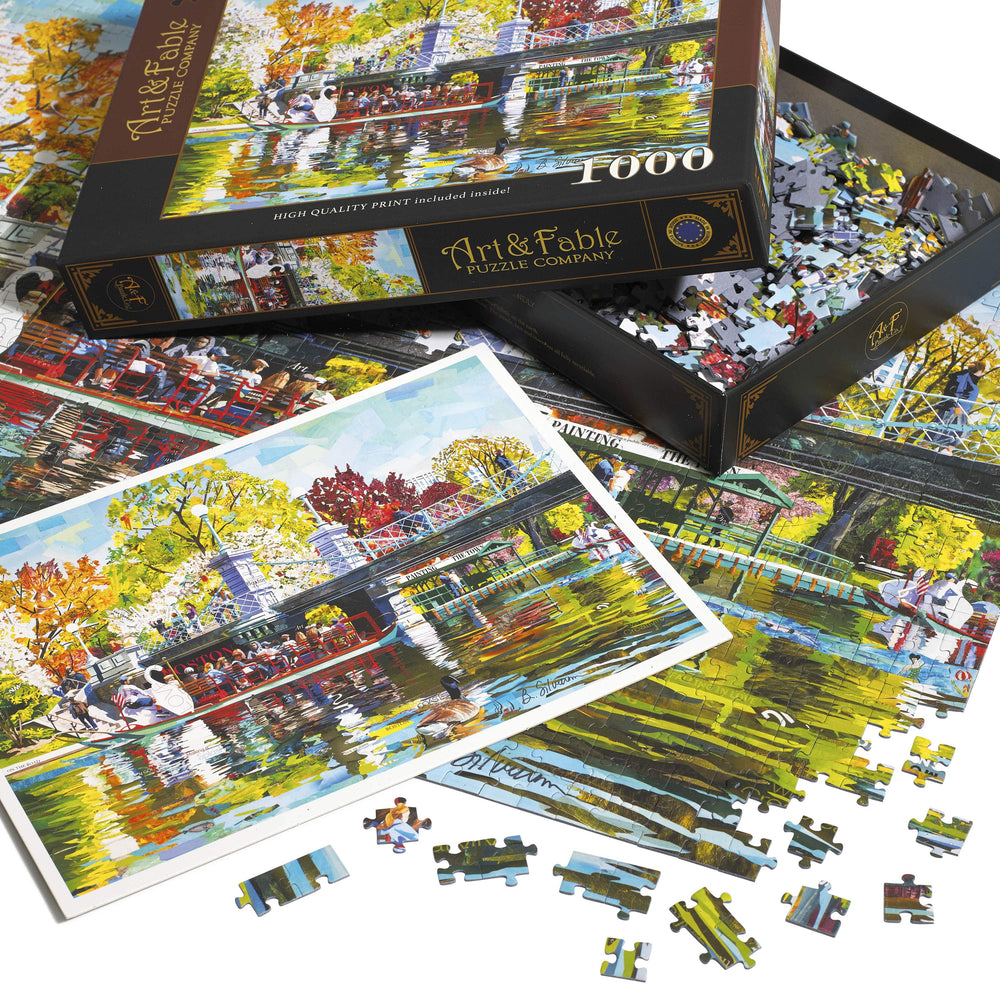 Day in the Garden 1000 Piece Premium Jigsaw Puzzle Art & Fable (ONLINE ORDER ONLY)