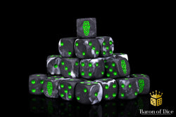 Day of The Dead Dice - Green Coffin