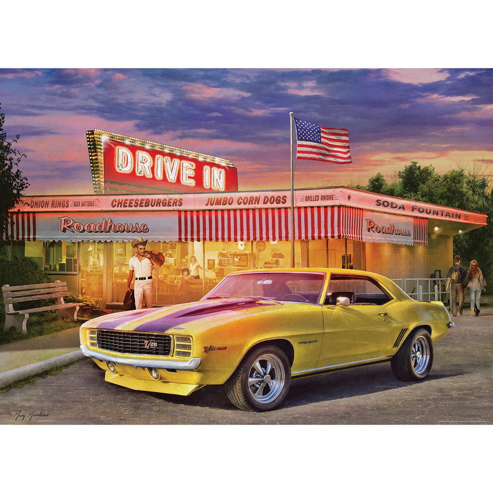 Daytona Yellow Zeta Camaro 1000 Piece Jigsaw Puzzle Eurographics (ONLINE ORDER ONLY)