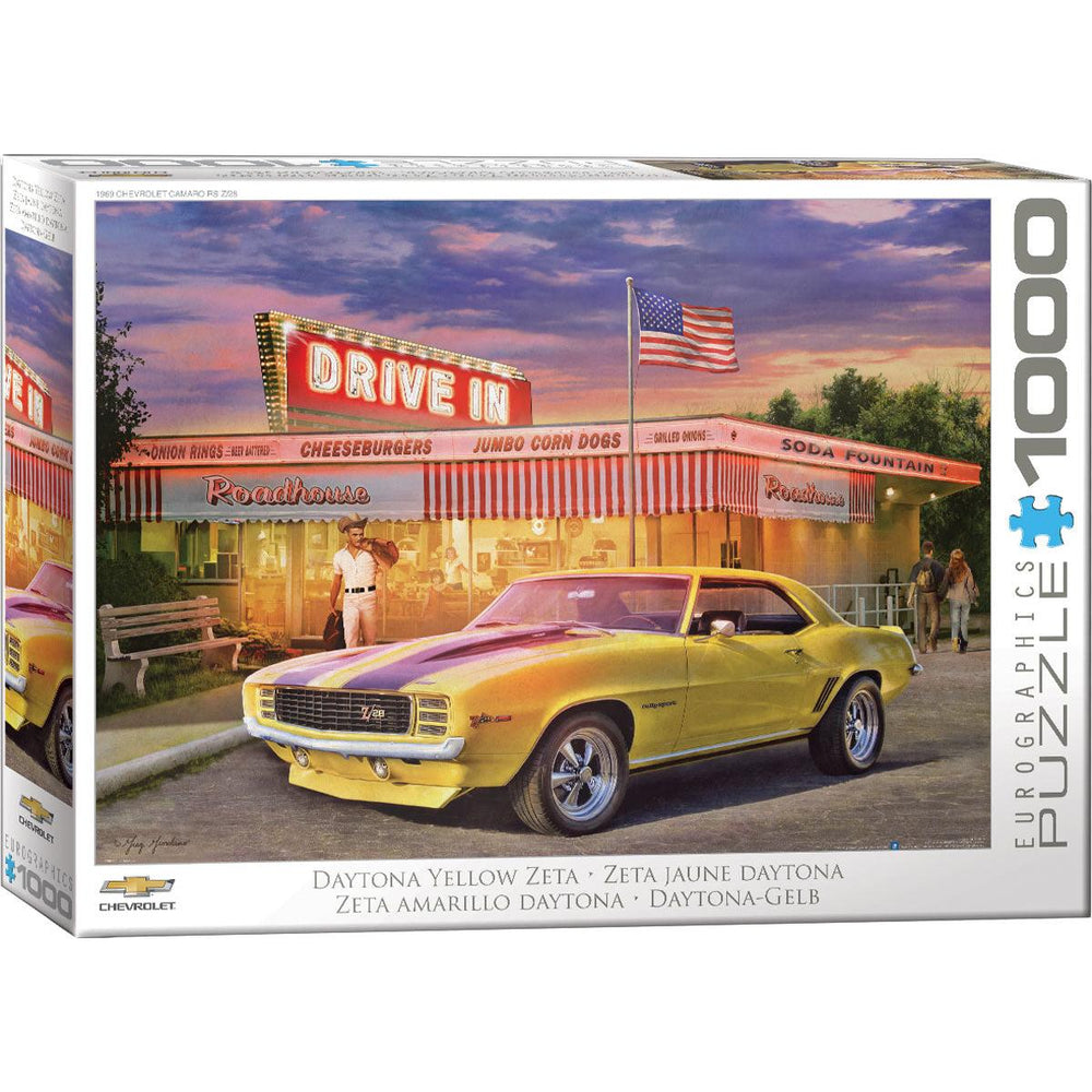 Daytona Yellow Zeta Camaro 1000 Piece Jigsaw Puzzle Eurographics (ONLINE ORDER ONLY)
