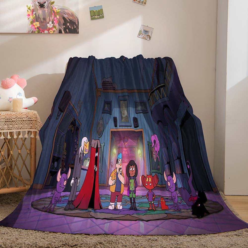 Dead End Paranormal Park Blanket Pattern Flannel Throw Room Decoration (Online Order Only)