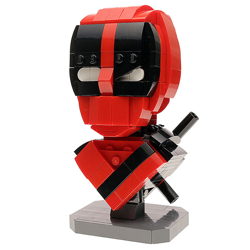 Mercenary Bust - Custom MOC made using LEGO parts (Online Order Only)
