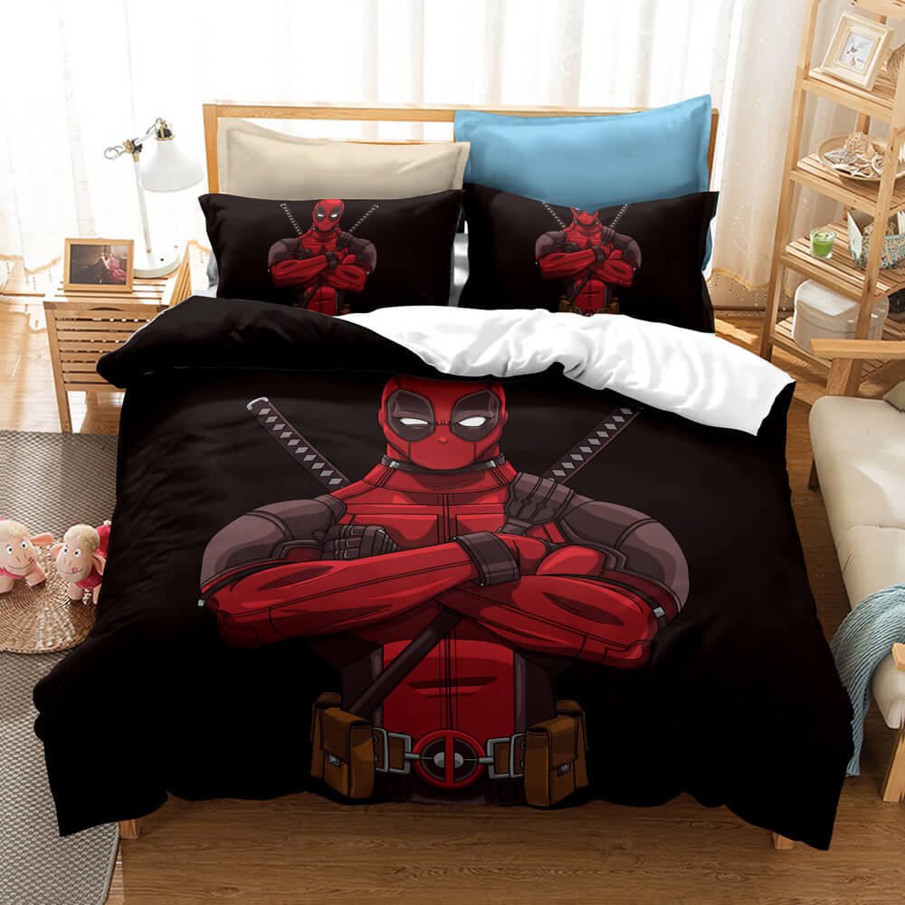 Deadpool 2 Cosplay Bedding Set Quilt Cover Without Filler (Online Order Only)