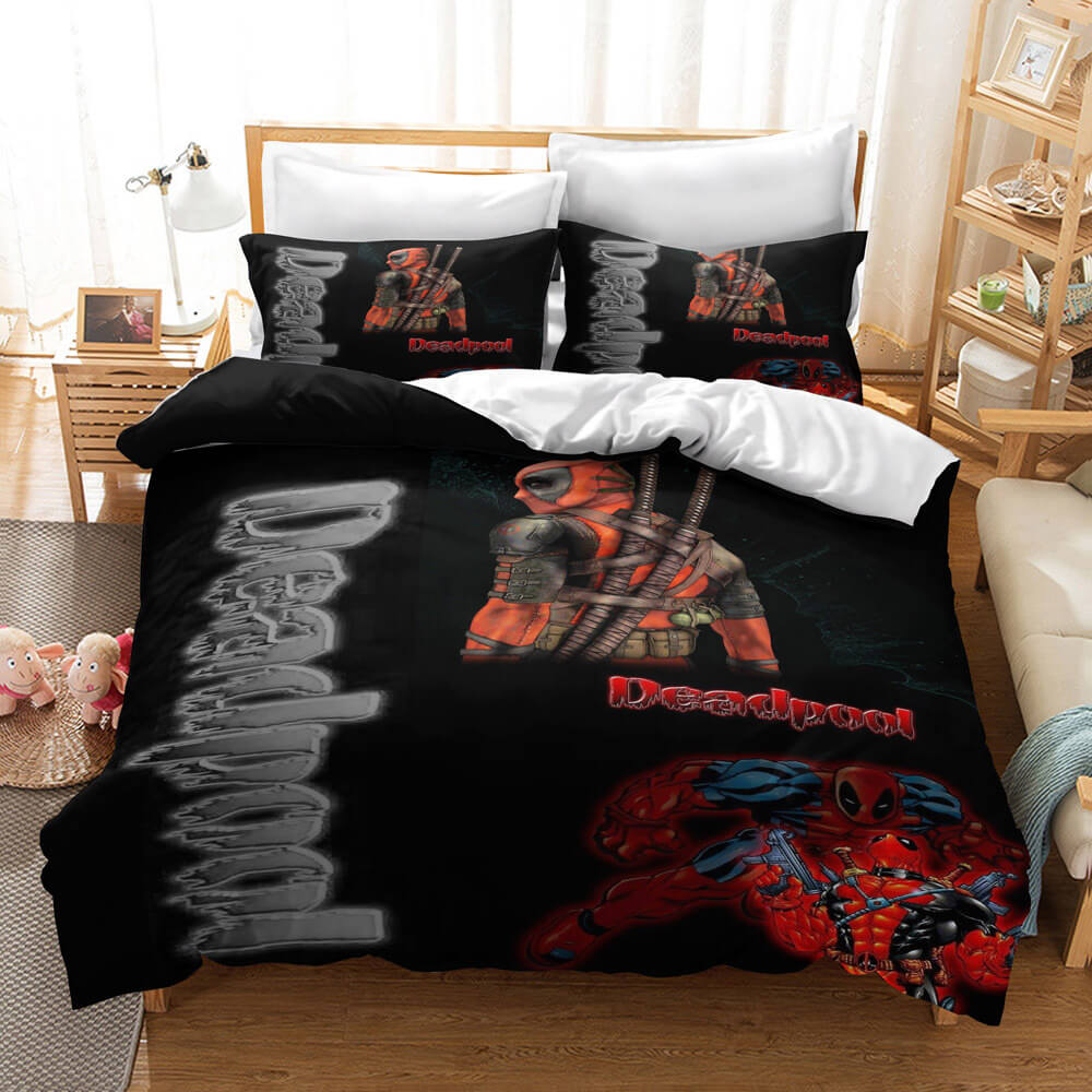 Deadpool 2 Cosplay Bedding Set Quilt Cover Without Filler (Online Order Only)
