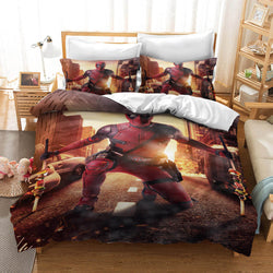 Deadpool 2 Cosplay Bedding Set Quilt Cover Without Filler (Online Order Only)