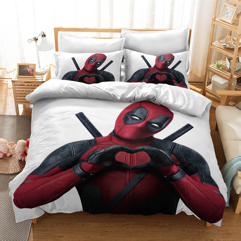 Deadpool 2 Cosplay Bedding Set Quilt Cover Without Filler (Online Order Only)