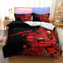 Deadpool 2 Cosplay Bedding Set Quilt Cover Without Filler (Online Order Only)