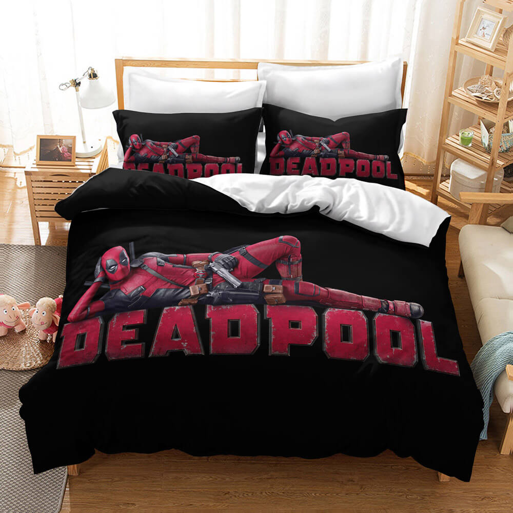 Deadpool 2 Cosplay Bedding Set Quilt Cover Without Filler (Online Order Only)