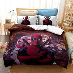Deadpool 2 Cosplay Bedding Set Quilt Cover Without Filler (Online Order Only)