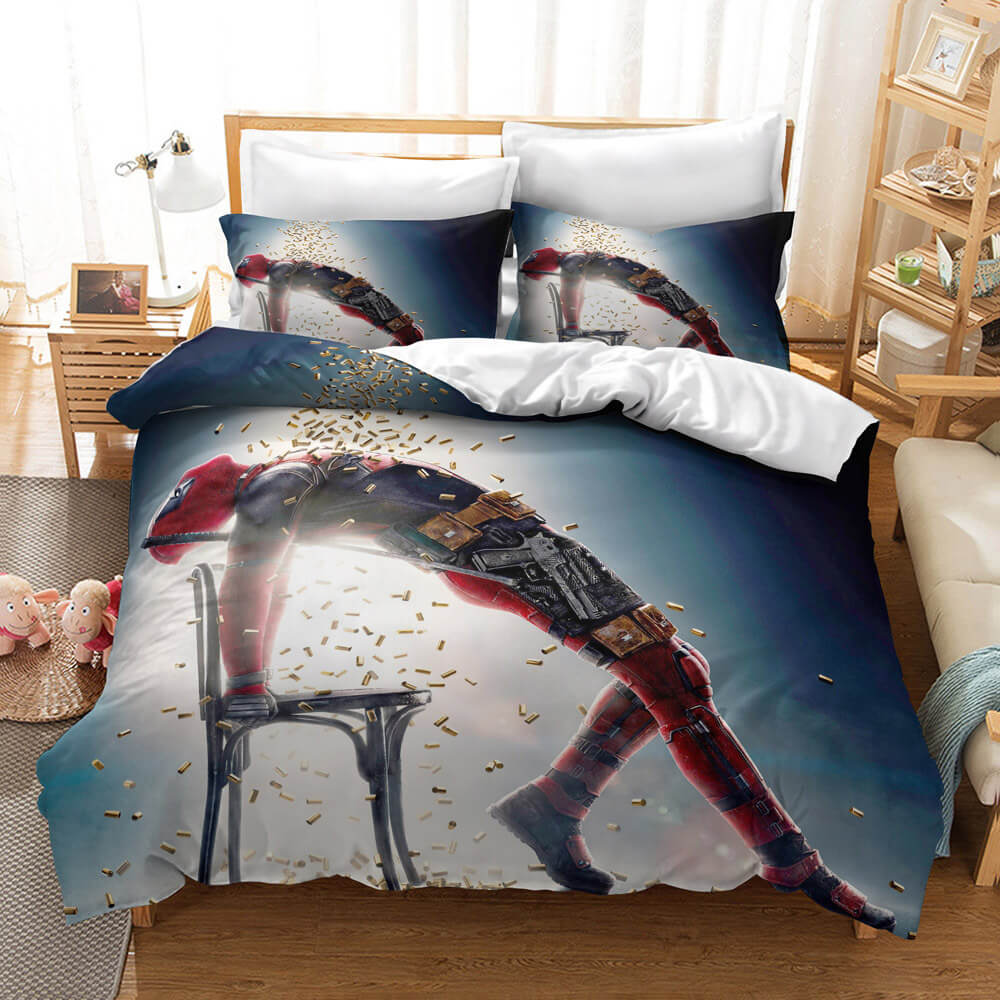 Deadpool 2 Cosplay Bedding Set Quilt Cover Without Filler (Online Order Only)