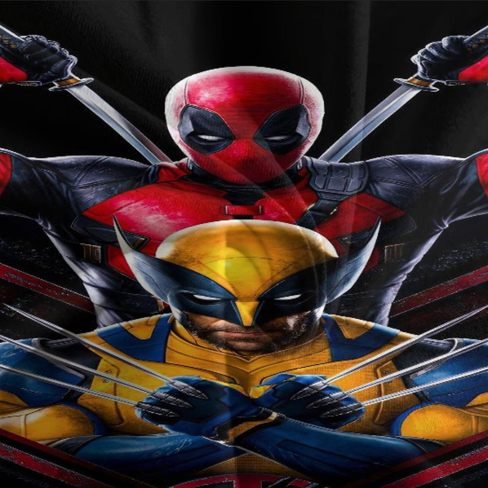 Deadpool And Wolverine Bedding Set Pattern Quilt Cover Without Filler (Online Order Only)