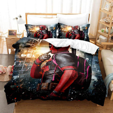 Deadpool Bedding Set Duvet Covers Bed Sets (Online Order Only)