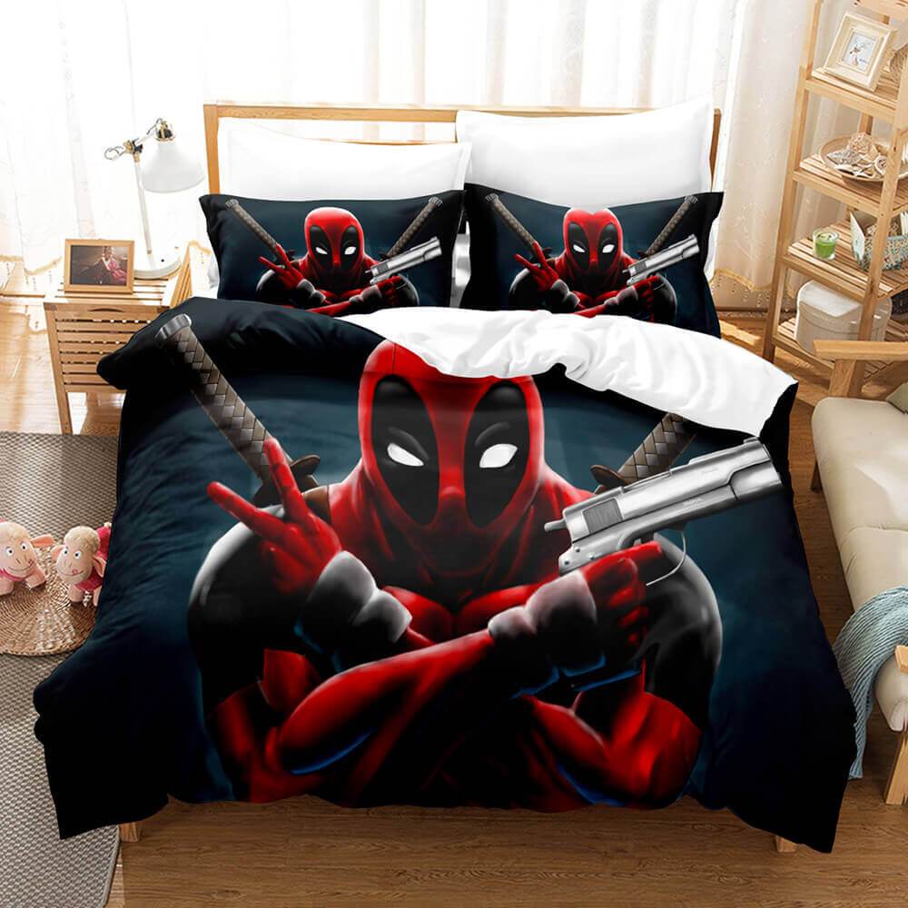 Deadpool Bedding Set Duvet Covers Bed Sets (Online Order Only)