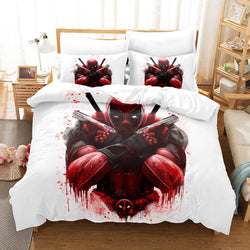 Deadpool Cosplay Bedding Set Quilt Cover Without Filler (Online Order Only)