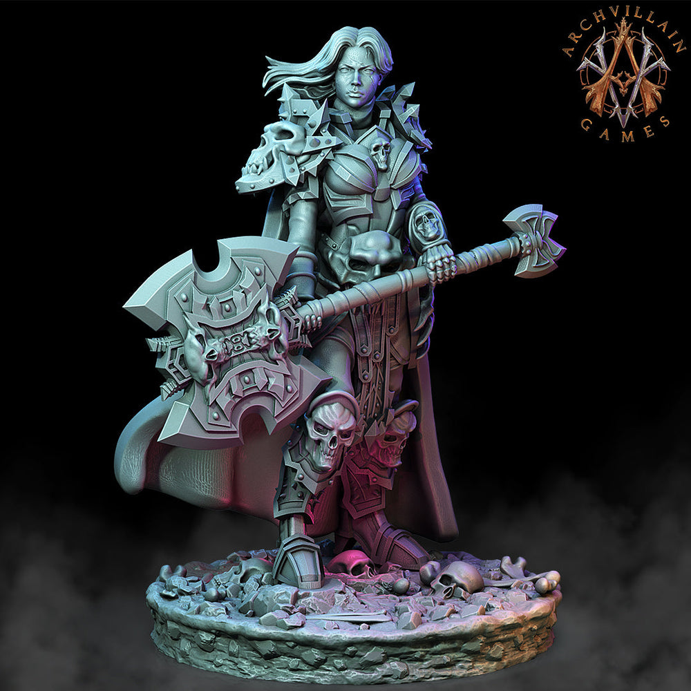 3D Printed Archvillain Games Deathcrowns The Deathknight Order 28 32mm D&D (Online Only)
