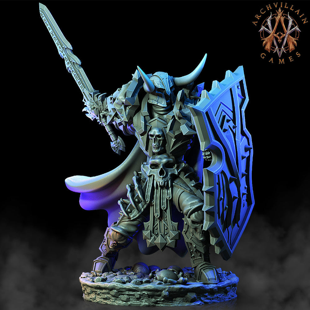 3D Printed Archvillain Games Deathcrowns The Deathknight Order 28 32mm D&D (Online Only)