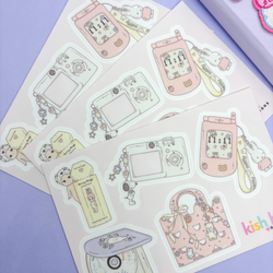 I'm Just A Girl | Vinyl| Waterproof| Sticker Sheet (ONLINE ORDER ONLY)