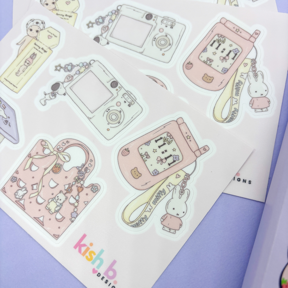 I'm Just A Girl | Vinyl| Waterproof| Sticker Sheet (ONLINE ORDER ONLY)