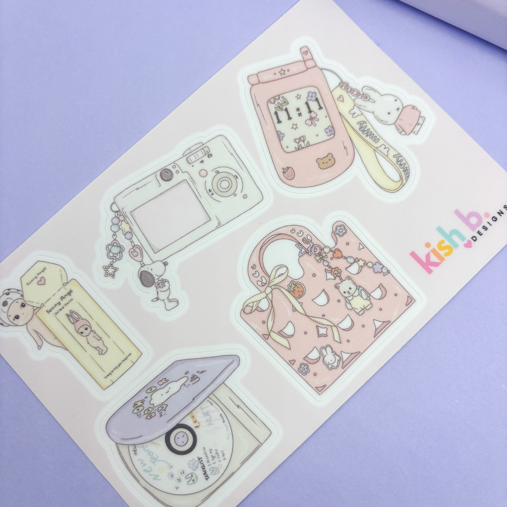 I'm Just A Girl | Vinyl| Waterproof| Sticker Sheet (ONLINE ORDER ONLY)