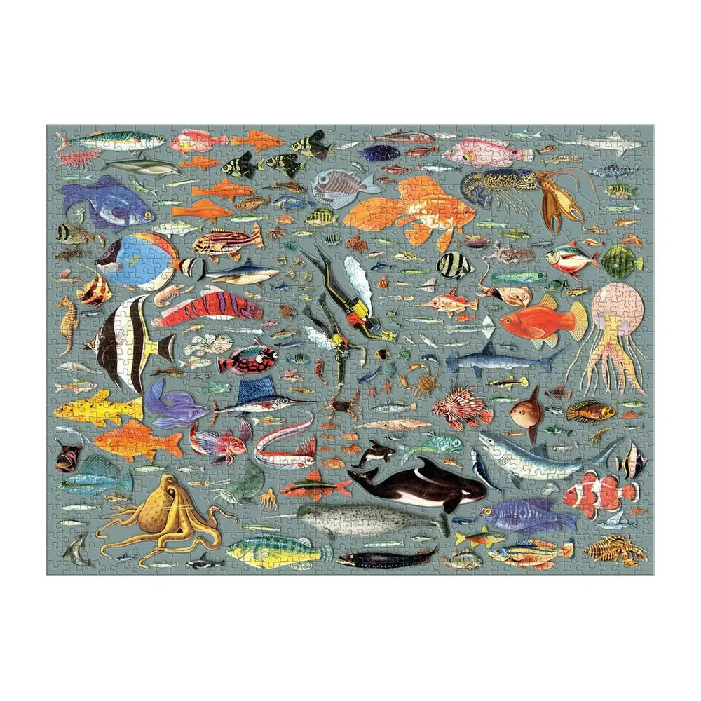 Deepest Dive 1000 Piece Jigsaw Puzzle Galison (ONLINE ORDER ONLY)