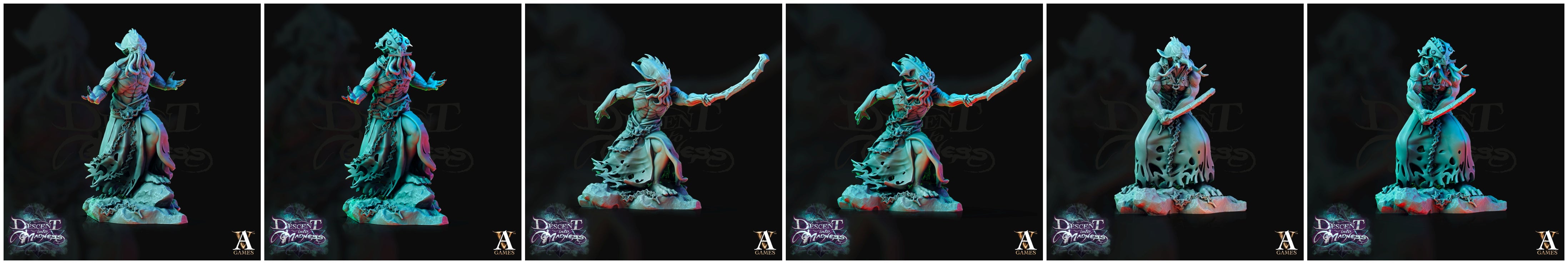 3D Printed Archvillain Games Descent into Madness - Deepspawn 28mm 32mm D&D (Online Only)