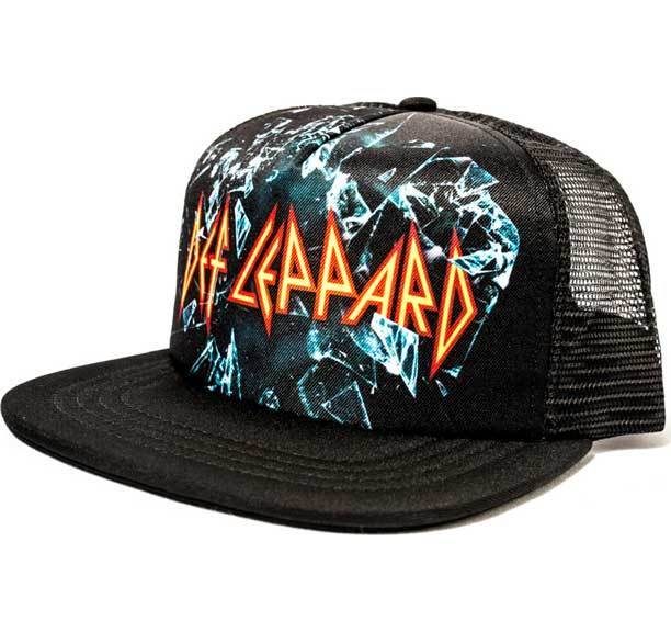 Def Leppard Logo Snapback Trucker Cap [Hat] (ONLINE ORDER ONLY)