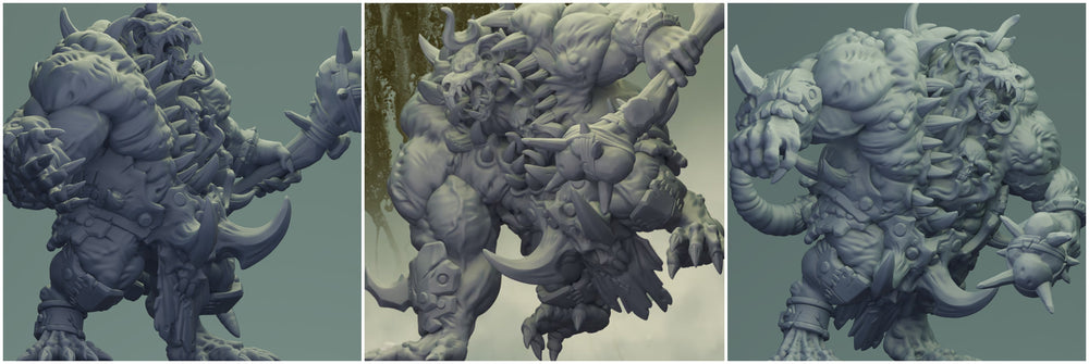 3D Printed Nafarrate Rats Army Demon Rat Set 28mm 32mm D&D (Online Only)