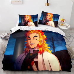 Demon Slayer Bedding Set Cosplay Quilt Cover Without Filler (Online Order Only)