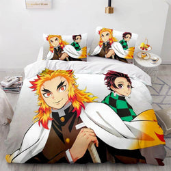 Demon Slayer Bedding Set Cosplay Quilt Cover Without Filler (Online Order Only)