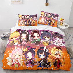 Demon Slayer Bedding Set Cosplay Quilt Cover Without Filler (Online Order Only)