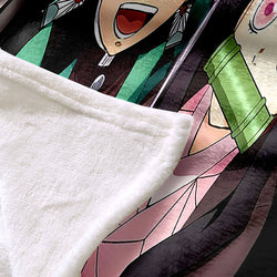 Demon Slayer Blanket Flannel Throw Room Decoration (Online Order Only)