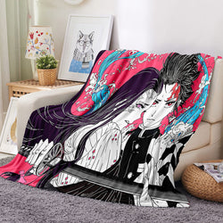 Demon Slayer Blanket Flannel Throw Room Decoration (Online Order Only)