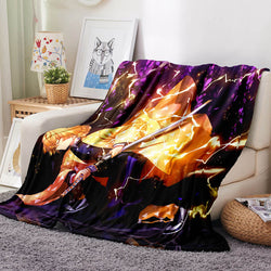 Demon Slayer Blanket Flannel Throw Room Decoration (Online Order Only)