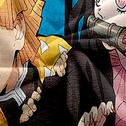 Demon Slayer Blanket Flannel Throw Room Decoration (Online Order Only)