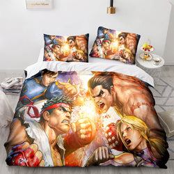 Demon Slayer Cosplay Bedding Set Quilt Cover Without Filler (Online Order Only)