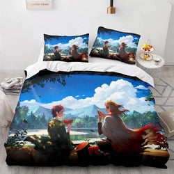 Demon Slayer Cosplay Bedding Set Quilt Cover Without Filler (Online Order Only)