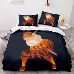 Demon Slayer Cosplay Bedding Set Quilt Cover Without Filler (Online Order Only)