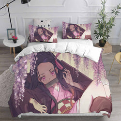 Demon Slayer Kimetsu no Yaiba Bedding Set Duvet Cover Quilt Bed Sets (Online Order Only)