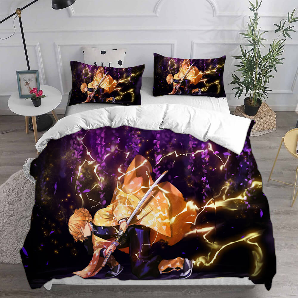 Demon Slayer Kimetsu no Yaiba Bedding Set Duvet Cover Quilt Bed Sets (Online Order Only)